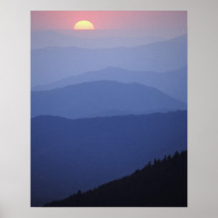 Sonnenaufgang, südliche Appalachen, Große Poster