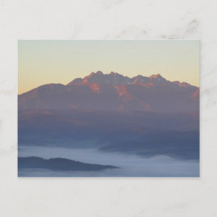 Sonnenaufgang Tatra Postkarte