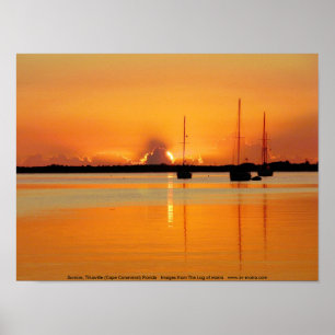 Sonnenaufgang, Titusville (Cape Canaveral) Florida Poster