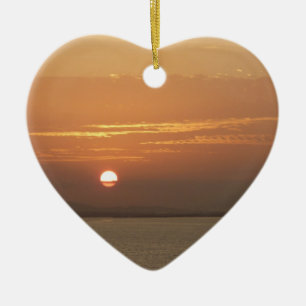 Sonnenaufgang über Aruba I Caribbean Seascape Keramikornament