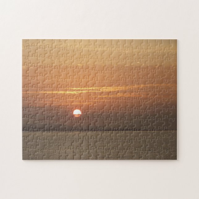 Sonnenaufgang über Aruba I Caribbean Seascape Puzzle (Horizontal)