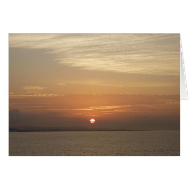 Sonnenaufgang über Aruba II Karibik Seascape (Vorderseite (Horizontal))