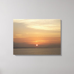 Sonnenaufgang über Aruba II Karibik Seascape Leinwanddruck