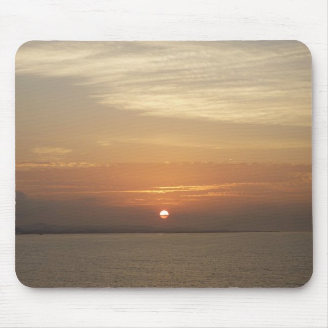 Sonnenaufgang über Aruba II Karibik Seascape Mousepad (Vorne)
