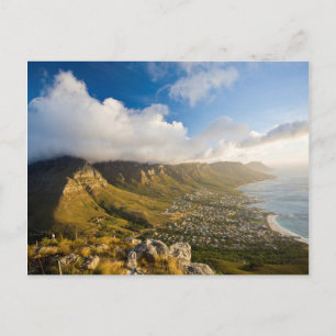 Sonnenaufgang über Camps Bay und Tafelberg Postkarte