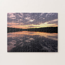 Sonnenaufgang über dem Bärensee Puzzle