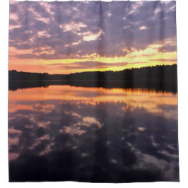 Sonnenaufgang über dem Bear Lake Duschvorhang