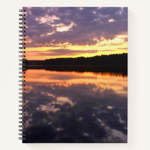 Sonnenaufgang über dem Bear Lake Notizbuch