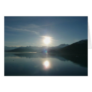 Sonnenaufgang über dem College Fjord Alaska Fotogr