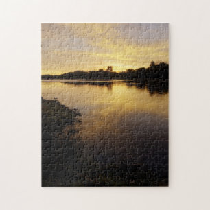 Sonnenaufgang über dem Fluss Maumme Puzzle