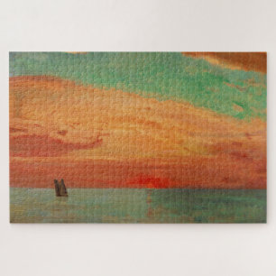 Sonnenaufgang über dem Japanischen Meer (Asiatisch Puzzle