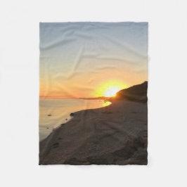 Sonnenaufgang über dem Long Island Sound Fleecedecke