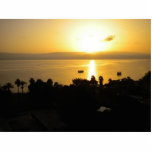 Sonnenaufgang über dem Meer der Freistehende Fotoskulptur<br><div class="desc">Sonnenaufgang über dem Meer von Galiläa-Skulptur</div>