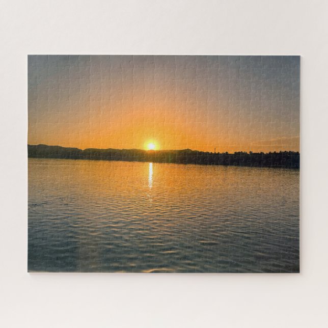 Sonnenaufgang über dem Nil Puzzle (Horizontal)