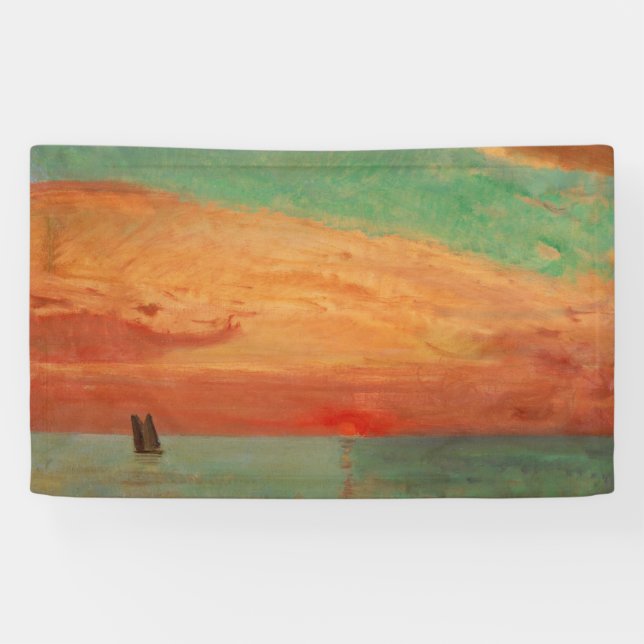 Sonnenaufgang über dem Ostsee (Asiatische Kunst) ( Banner (Horizontal)