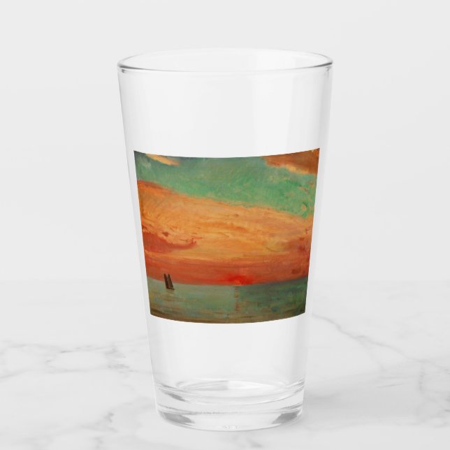 Sonnenaufgang über dem Ostsee (Asiatische Kunst) ( Glas (Vorderseite)