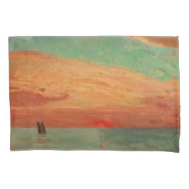 Sonnenaufgang über dem Ostsee (Asiatische Kunst) ( Kissenbezug