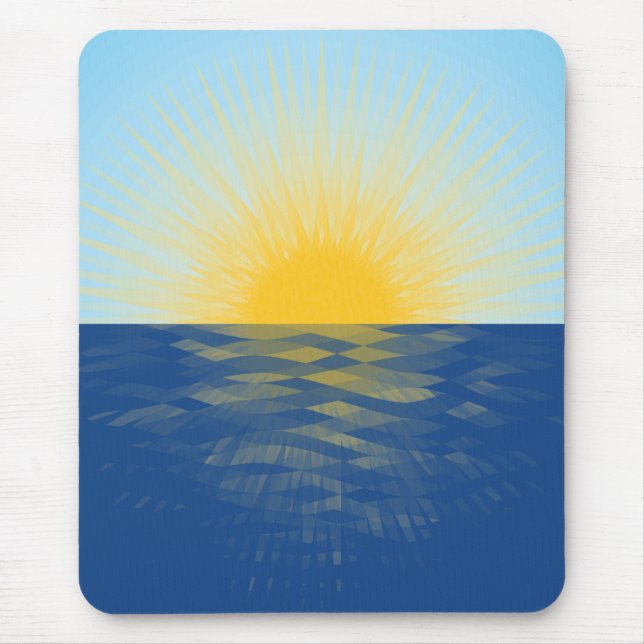 Sonnenaufgang über dem Ozean Neubeginn Mousepad (Vorne)