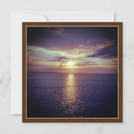 Sonnenaufgang über dem Ozean - Reisen nach Europa Karte