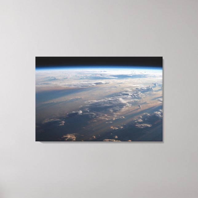 Sonnenaufgang über dem philippinischen Meer mit la Leinwanddruck (Vorderseite)