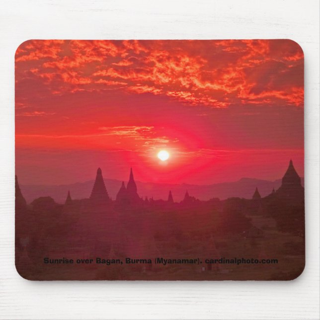 Sonnenaufgang über dem schlichten der Tempel in Mousepad (Vorne)