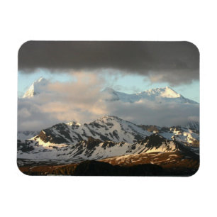 Sonnenaufgang über den Bergketten im Süden 2 Magnet