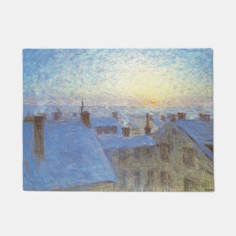Sonnenaufgang über den Rooftops (von Eugène Jansso Fußmatte