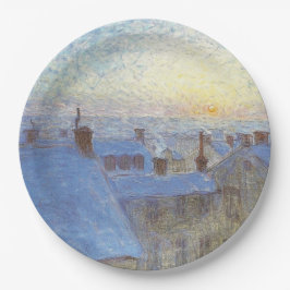 Sonnenaufgang über den Rooftops (von Eugène Jansso Pappteller