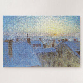Sonnenaufgang über den Rooftops (von Eugène Jansso Puzzle