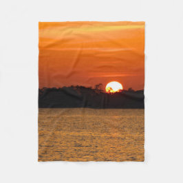 Sonnenaufgang über der Perdido Bay Fleecedecke