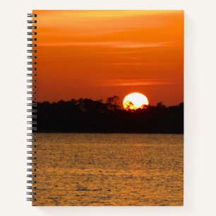 Sonnenaufgang über der Perdido Bay Notizbuch