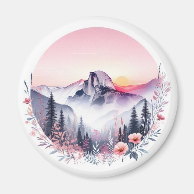 Sonnenaufgang über halber Kuppel Magnet (Vorne)