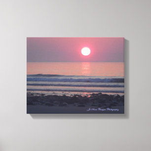 Sonnenaufgang über Hampton-Strand Leinwanddruck