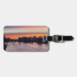 Sonnenaufgang über Ile de la Cite und Notre Dame - Gepäckanhänger