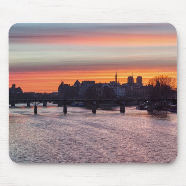 Sonnenaufgang über Ile de la Cite und Notre Dame - Mousepad (Vorne)