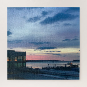 Sonnenaufgang über Portland ME, Maine Fotografie Puzzle