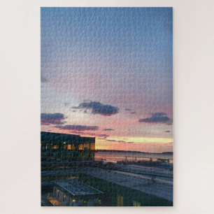 Sonnenaufgang über Portland ME, Maine Fotografie Puzzle