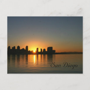 Sonnenaufgang über San Diego Postkarte