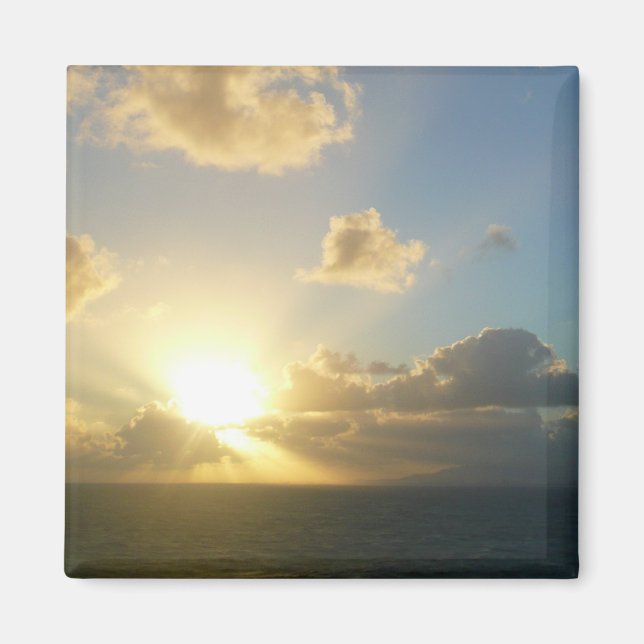 Sonnenaufgang über San Juan II Puerto Rico Magnet (Vorne)