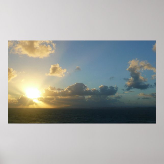 Sonnenaufgang über San Juan II Puerto Rico Poster (Vorne)