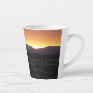 Sonnenaufgang über St. George Utah Landschaft Milchtasse