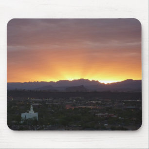 Sonnenaufgang über St. George Utah Landschaft Mousepad