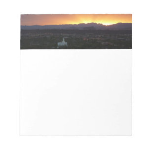 Sonnenaufgang über St. George Utah Landschaft Notizblock