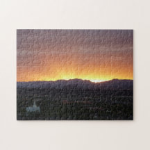 Sonnenaufgang über St. George Utah Landschaft