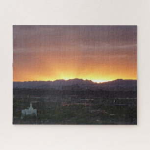 Sonnenaufgang über St. George Utah Landschaft Puzzle