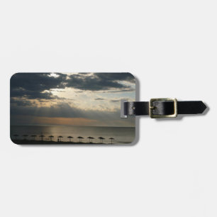 Sonnenaufgang über Strand in Griechenland Landscha Gepäckanhänger