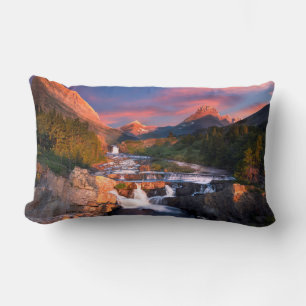 Sonnenaufgang über Swiftcurrent Creek Lendenkissen