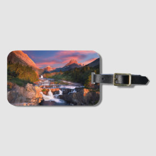 Sonnenaufgang über Swiftcurrent Nebenfluss Gepäckanhänger