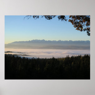 Sonnenaufgang über Tatras Poster