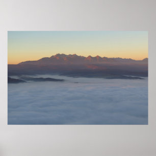 Sonnenaufgang über Tatras Poster